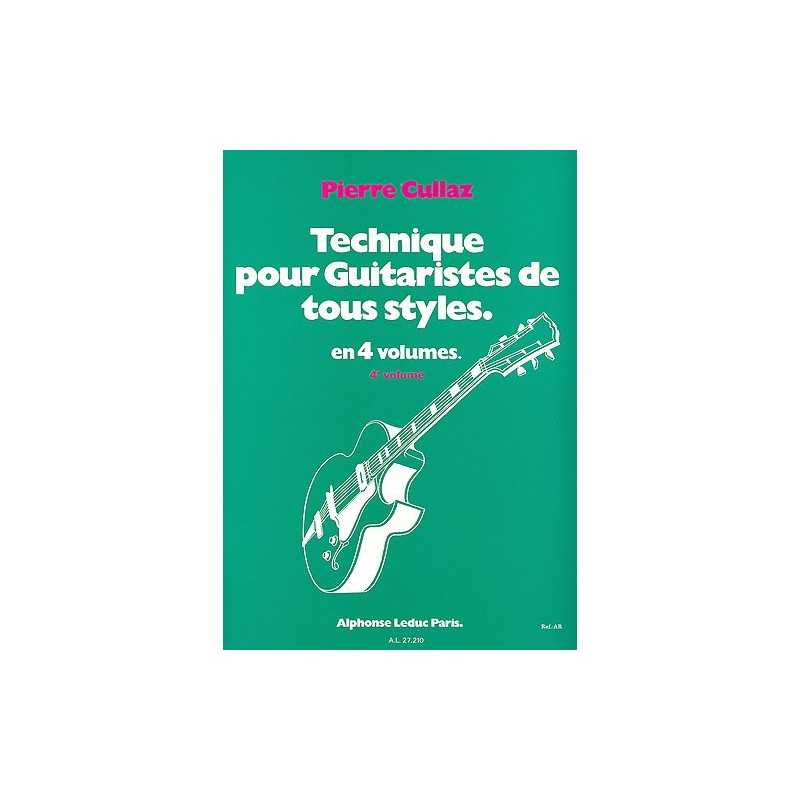 TECHNIQUE POUR GUITARISTES DE TOUS STYLES (VOL.4)