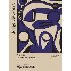 Partition 4 PIÈCES DU FOLKLORE ARGENTIN Jorge JEWSBURY