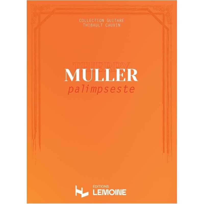 Partition PALIMPSESTE Thierry MULLER