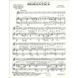 Sheet music ROMANTICA by DALIDA