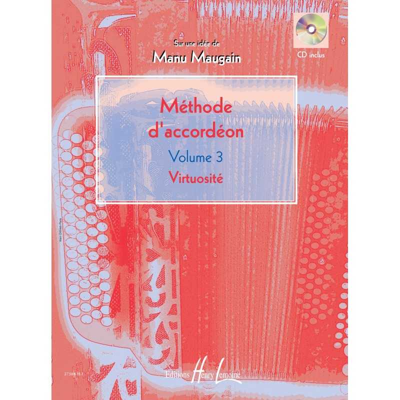 Sheet music MÉTHODE D'ACCORDÉON VOL.3 Manu Maugain