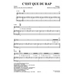 Partition C'EST QUE DU RAP BigFlo & Oli PDF