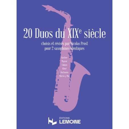 20 DUOS DU XIXE SIÈCLE