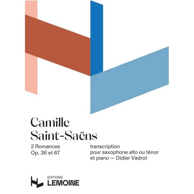 Sheet music 2 ROMANCES OP.36 ET 67 Camille Saint-Saëns