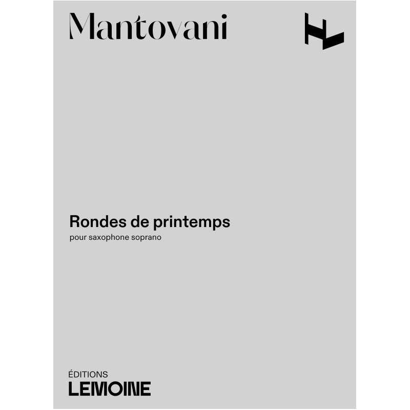 Partition RONDES DE PRINTEMPS Bruno MANTOVANI