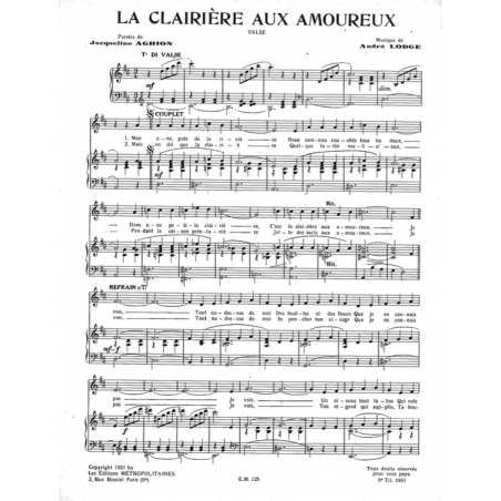 LA CLAIRIÈRE AUX AMOUREUX