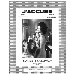 Partition J'ACCUSE de Nancy HOLLOWAY