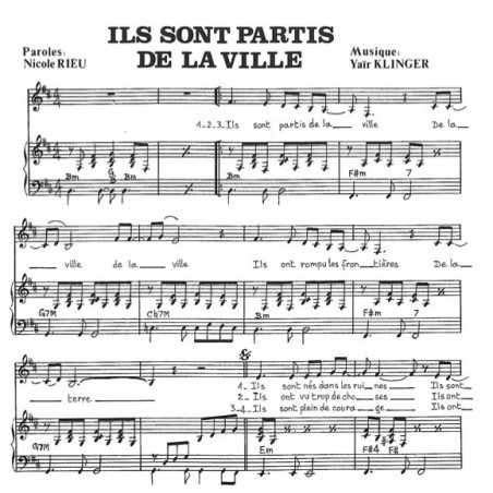 ILS SONT PARTIS DE LA VILLE