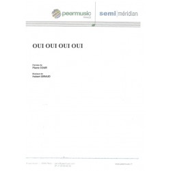 Sheet music OUI OUI OUI OUI Jean Philippe