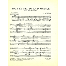 Partition SOUS LE CIEL DE LA PROVENCE de Tino ROSSI