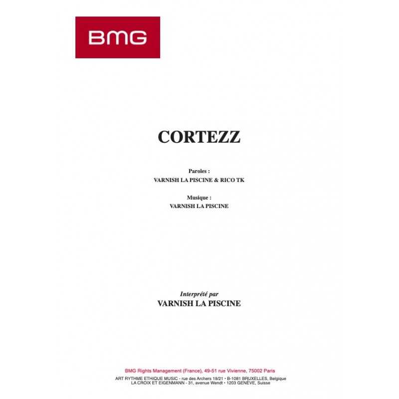 Sheet music CORTEZZ VARNISH LA PISCINE pdf