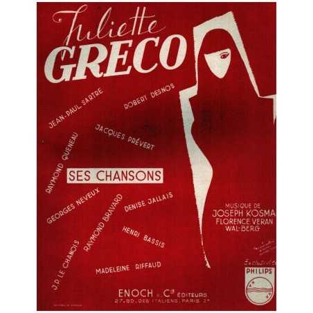 ALBUM JULIETTE GRECO (SES CHANSONS)
