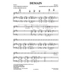 Sheet music DEMAIN BigFlo & Oli Petit Biscuit pdf