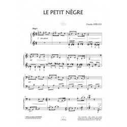 Sheet music LE PETIT NÈGRE Claude Debussy pdf