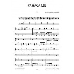 Sheet music PASSACAILLE (SOL MINEUR) G.F. HAENDEL