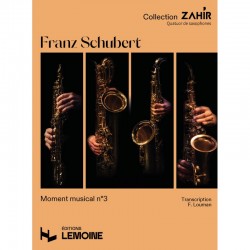Partition MOMENT MUSICAL N°3 Franz SCHUBERT Florent LOUMAN