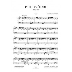 Partition PETIT PRÉLUDE BWV 999 (DO MINEUR) Jean-Sébastien BACH PDF