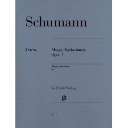 Sheet music ABBEG VARIATIONS OP.1 Robert Schumann