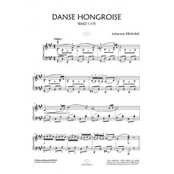 Partition DANSE HONGROISE WoO 1 N°5 (Fa mineur) Johannes Brahms PDF