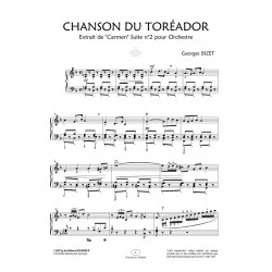 Partition CHANSON DU TORÉADOR (CARMEN) Georges Bizet pdf