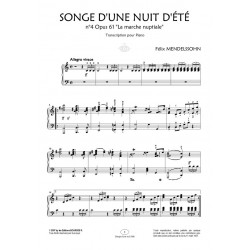 Partition SONGE D'UNE NUIT D'ÉTÉ N°4 OPUS 61 Félix Mendelssohn pdf
