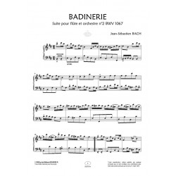 Partition BADINERIE BWV 1067 Jean-Sébastien Bach pdf