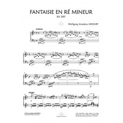 Sheet music FANTAISIE EN RÉ MINEUR KV 397 Wolfgang Amadeus Mozart pdf