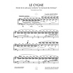 Sheet music LE CYGNE Camille Saint-Saëns pdf