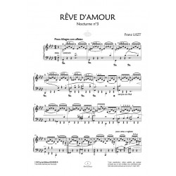 Partition RÊVE D'AMOUR Franz Liszt pdf