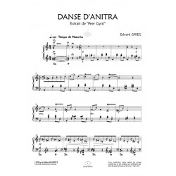 Sheet music DANSE D'ANITRA Edvard GRIEG pdf