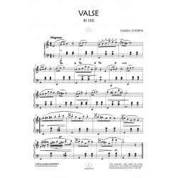 Sheet music VALSE BI 150 LA MINEUR Frédéric Chopin pdf