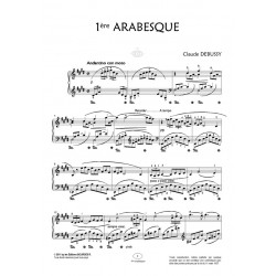 Partition 1ÈRE ARABESQUE Claude DEBUSSY PDF