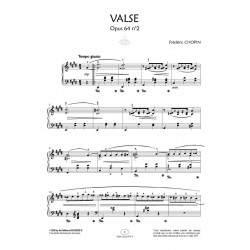 Sheet music VALSE OPUS 64 N°2 DO DIESE MINEUR Frédéric Chopin PDF
