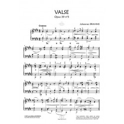 Sheet music 2 VALSES OPUS 39 Johannes Brahms pdf