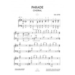 Partition PARADE (BALLET RÉALISTE) Erik Satie pdf