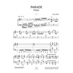 Partition PARADE (BALLET RÉALISTE) Erik Satie pdf