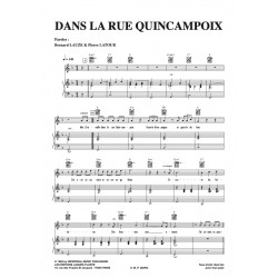DANS LA RUE QUINCAMPOIX de Barbara