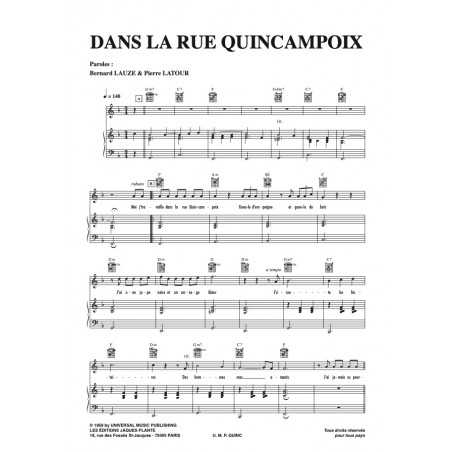 DANS LA RUE QUINCAMPOIX