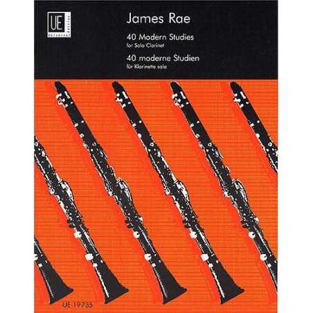 James Rae : 40 Modern Studies For Solo Clarinet