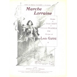 Partition MARCHE LORRAINE Louis Ganne