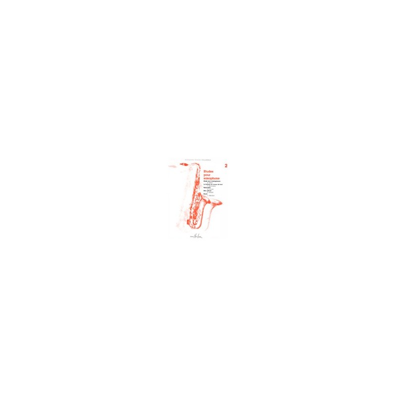 ETUDES POUR SAXOPHONE VOL.2