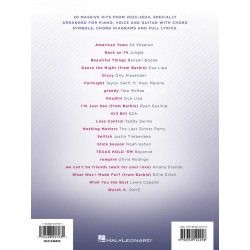 Sheet music CHART HITS OF 2023-2024 (PVG)