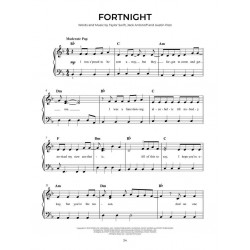 Sheet music CHART HITS OF 2023-2024 (EASY PIANO)