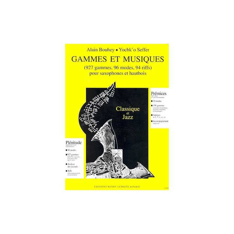 GAMMES ET MUSIQUES (Hautbois/Saxophone)
