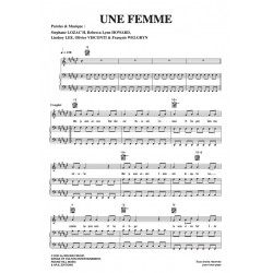 Sheet music UNE FEMME Les Soignantes pdf