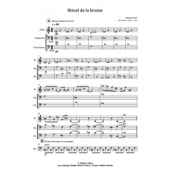 Sheet music RITUEL DE LA BRUME Naïssam JALAL pdf