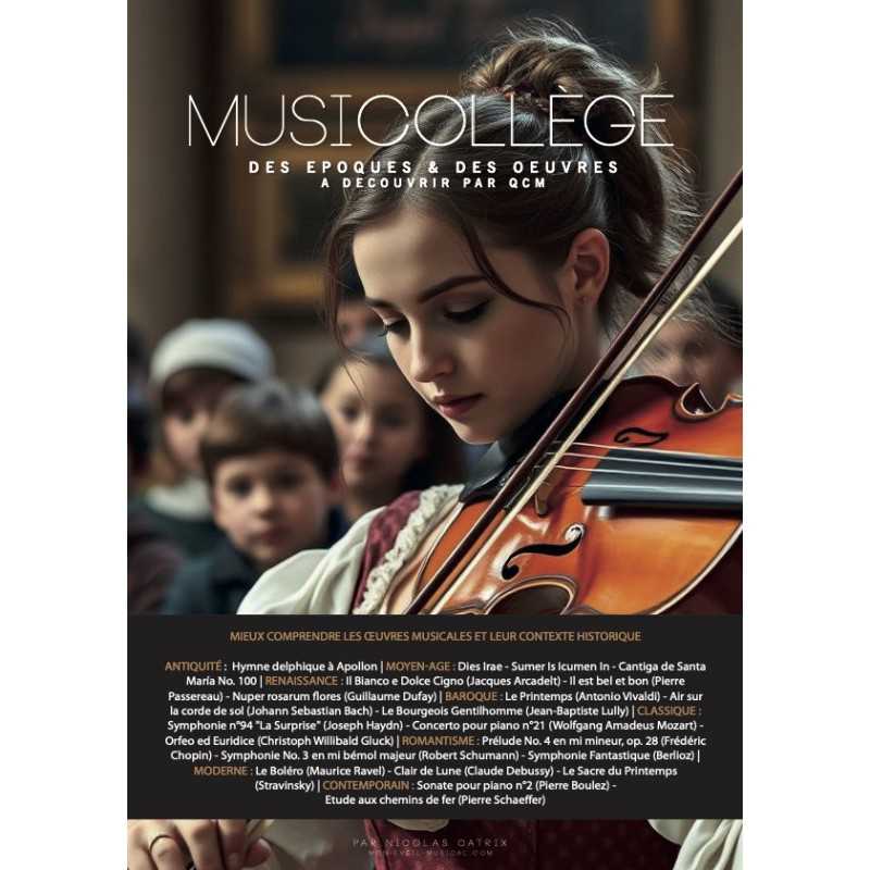 Book MUSICOLLÈGE PÉRIODES & ŒUVRES
