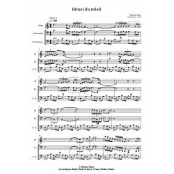 Sheet music RITUEL DU SOLEIL Naïssam JALAL pdf