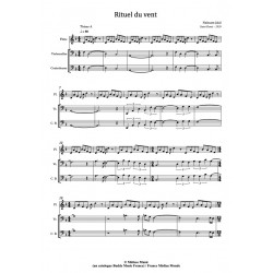 Sheet music RITUEL DU VENT Naïssam JALAL pdf