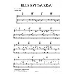 Sheet music ELLE EST TAUREAU LOUISADONNA PDF